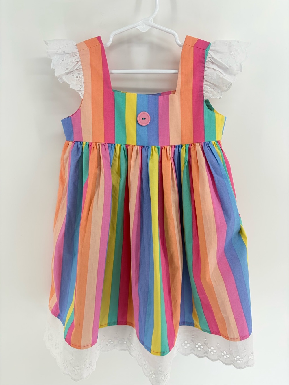 Eleanor Rose Multicolor Striped Isabella Dress - Size 4/5